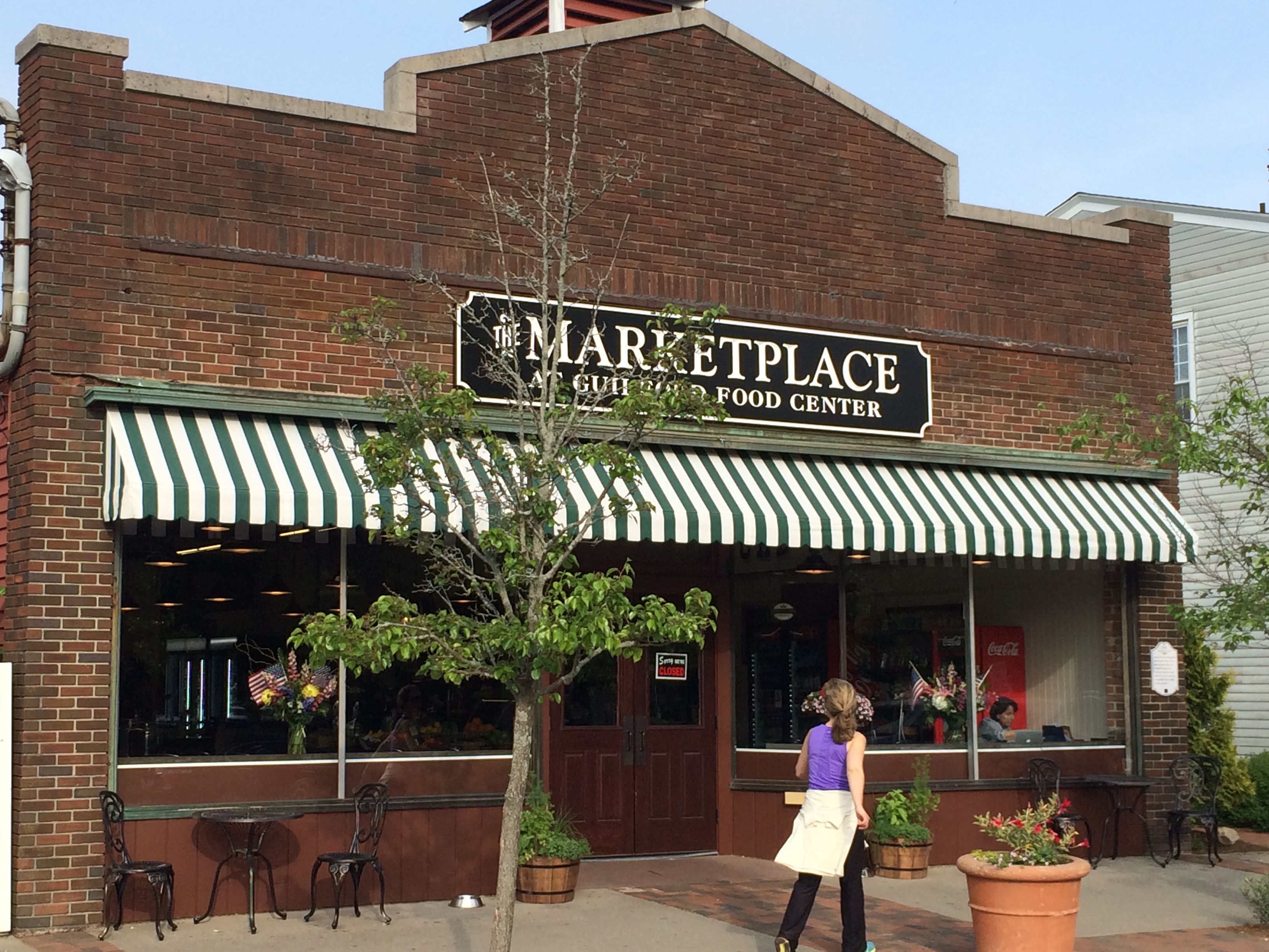 Sign we created for The Marketplace at Guilford Food Center