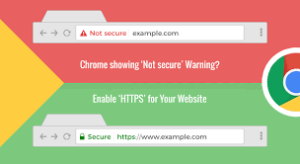 Google Chrome Not Secure